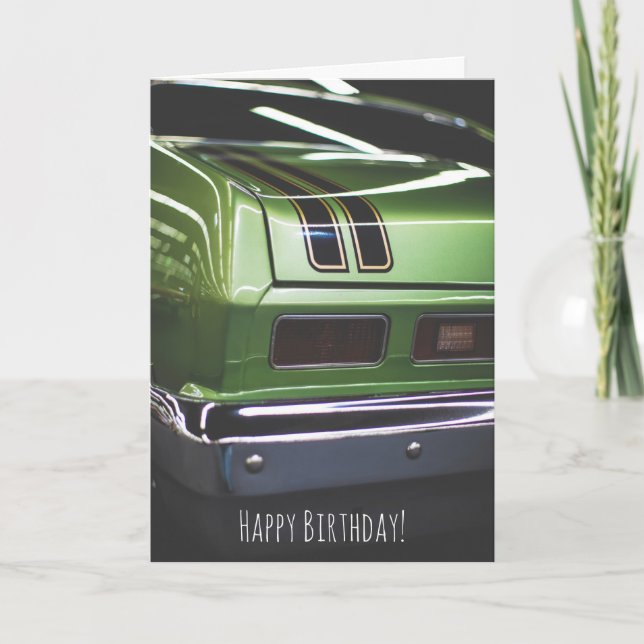 Tarjeta Aniversario divertido de Nova Chevy (Anverso)