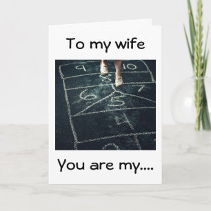 TARJETA ANIVERSARIO-ERES MI JUGUETE FAVORITO DE ESPOSA