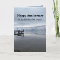 Aniversario Esposo y amigo del pacífico lago Dock