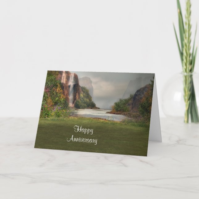 Tarjeta Aniversario feliz (Anverso)