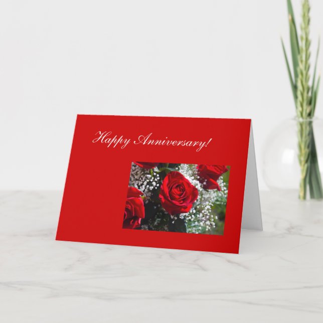 Tarjeta ¡Aniversario feliz! (Anverso)