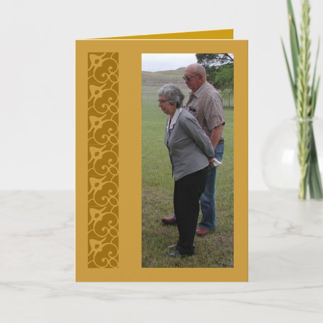 Tarjeta Aniversario feliz (Anverso)