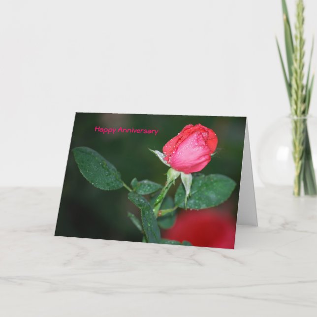 Tarjeta Aniversario feliz (Anverso)