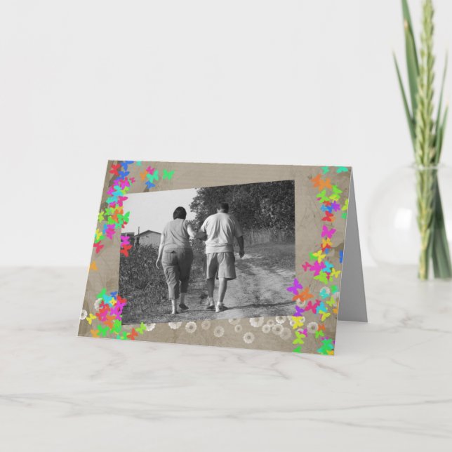 Tarjeta Aniversario feliz (Anverso)