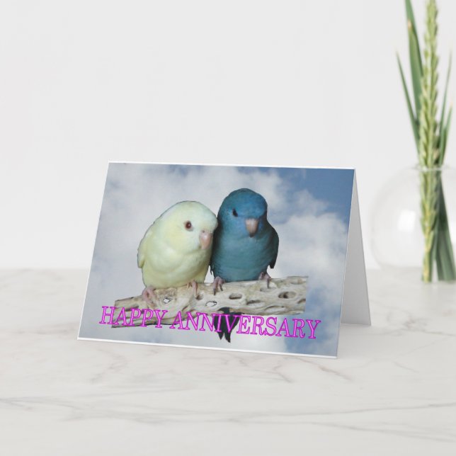 Tarjeta Aniversario feliz (Anverso)