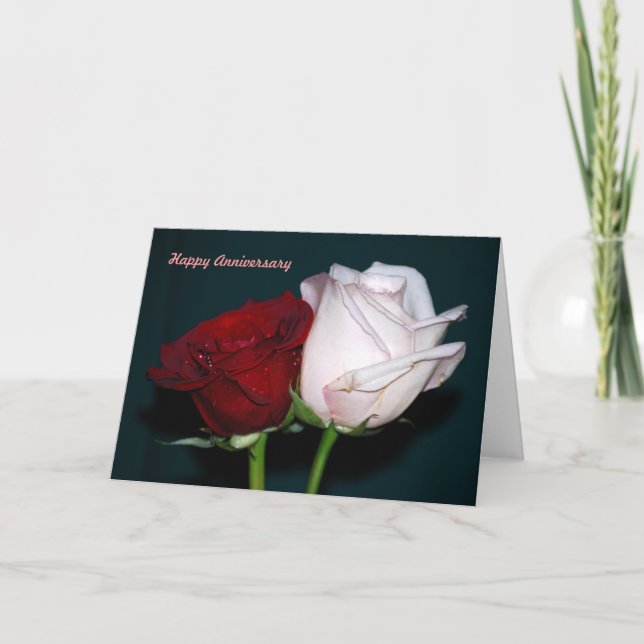 Tarjeta Aniversario feliz (Anverso)