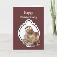 Aniversario feliz con una mancha de agua dulce