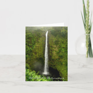 Tarjeta Aniversario feliz de Hawaii