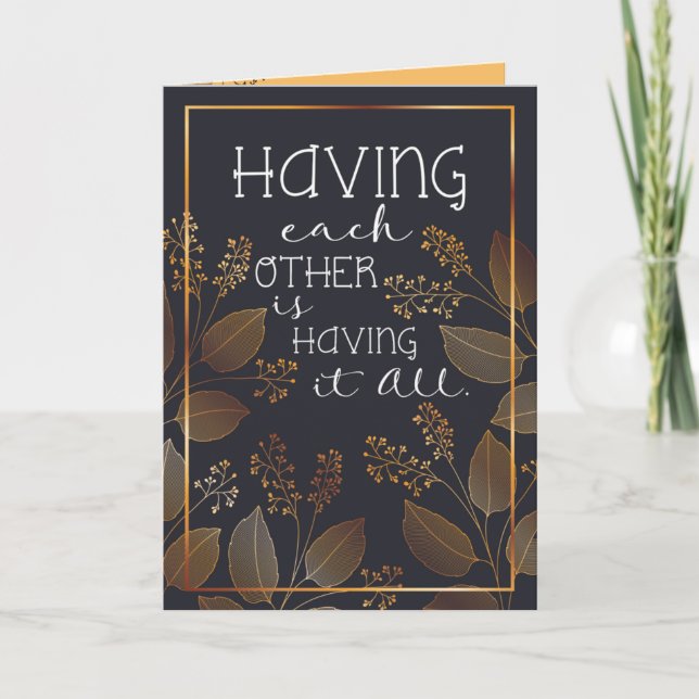 Tarjeta Aniversario feliz de hermana secreta (Anverso)