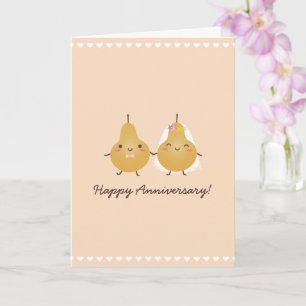 Tarjeta Aniversario feliz de la pareja Personalizado Perfe