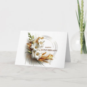 Tarjeta Aniversario feliz de mi esposo - Amor romántico Qu