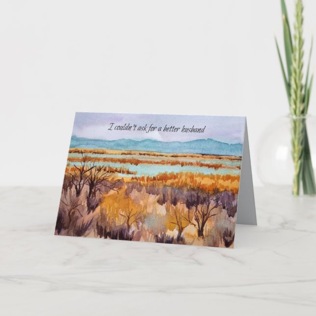 Tarjeta Aniversario feliz Escándalo del desierto del espos (Anverso)