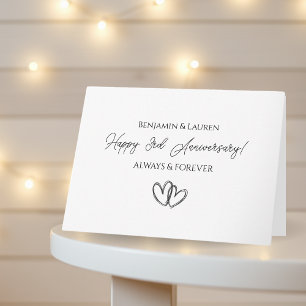 Tarjeta Aniversario feliz Foto personalizada