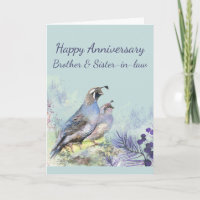 Aniversario feliz hermano y cuñada