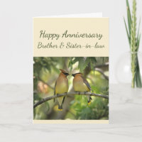 Aniversario feliz hermano y cuñada cuñada C