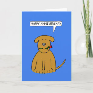 Tarjeta Aniversario feliz Personalizado cachorro
