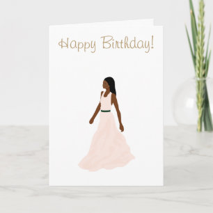 Tarjeta Aniversario feliz simple y elegante