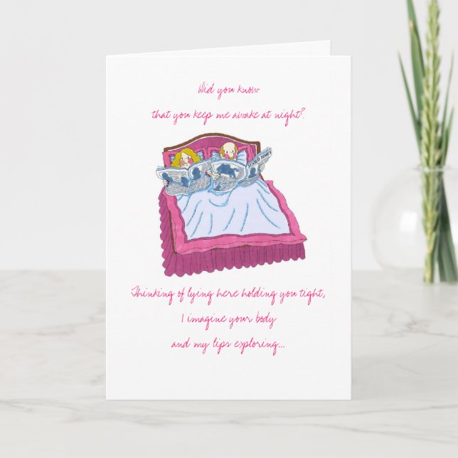 Tarjeta Aniversario feliz. .snoring (Anverso)