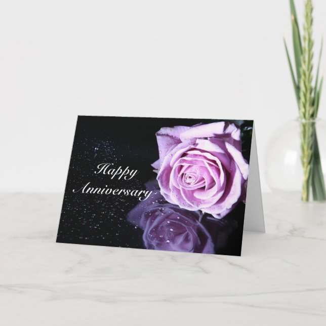 Tarjeta Aniversario feliz subió (Anverso)