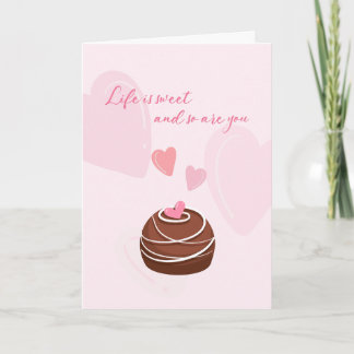 Tarjeta Aniversario | La vida es dulce y tú también