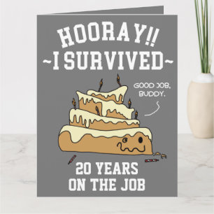 Tarjeta Aniversario laboral de agradecimiento a los emplea