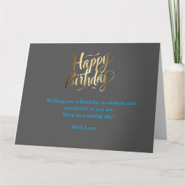 Tarjeta Aniversario luminoso y alegre