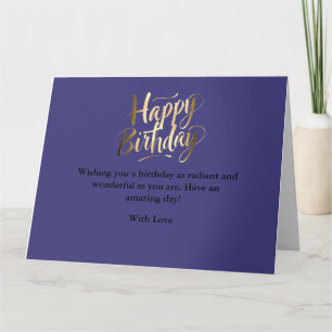 Tarjeta Aniversario luminoso y alegre