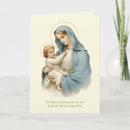 Tarjeta Aniversario Muerte Ser Querido María Jesús 