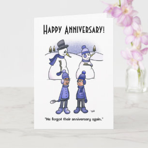 Tarjeta Aniversario olvidado