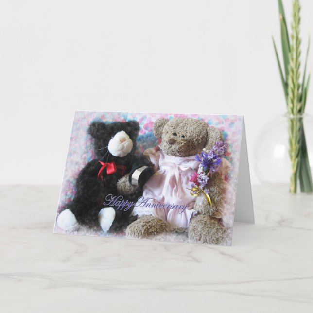 Tarjeta Aniversario-Oso (Anverso)