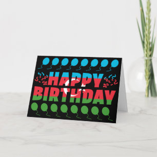 Tarjeta Aniversario patriótico de la bandera de Azerbaiyán