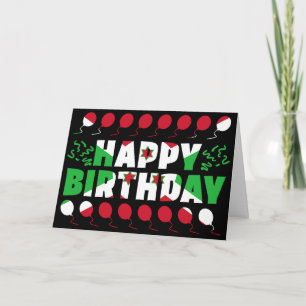 Tarjeta Aniversario patriótico de la bandera de Burundi