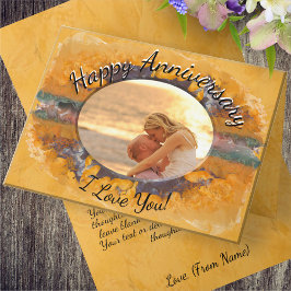 Tarjeta Aniversario Resumen Sunset 0612