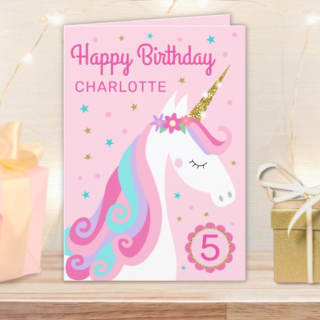 Tarjeta Aniversario rosa de la edad personalizada de Rainb (Subido por el creador)