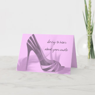 Tarjeta Ankle roto