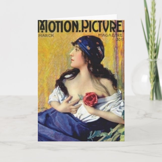 Tarjeta Ann Little Silent Movie Acress Card (Anverso)