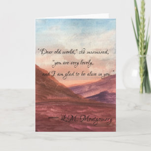 Tarjeta Anne de Green Gables Quote