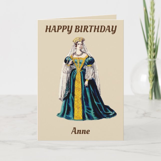 Tarjeta ANNE ~ Una Dama Rusa Rank ~ Card (Anverso)