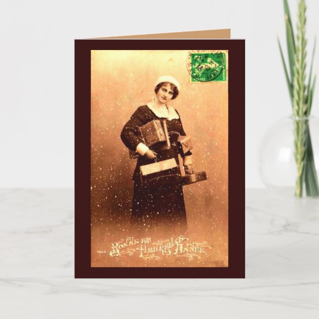 Tarjeta Annee Bonne et Heureuse (Anverso)