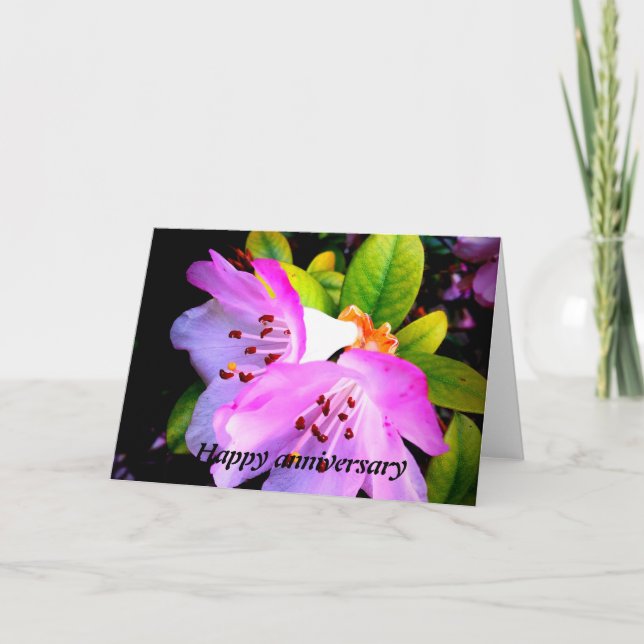 Tarjeta anniversar feliz (Anverso)