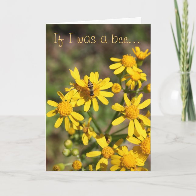 Tarjeta Anniversary- Only Flower (Anverso)