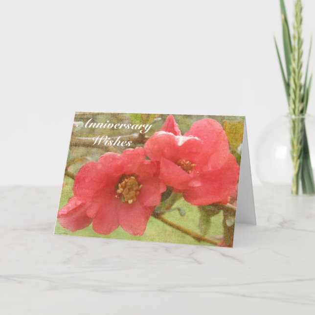 Tarjeta Anniversary Wishes (Anverso)