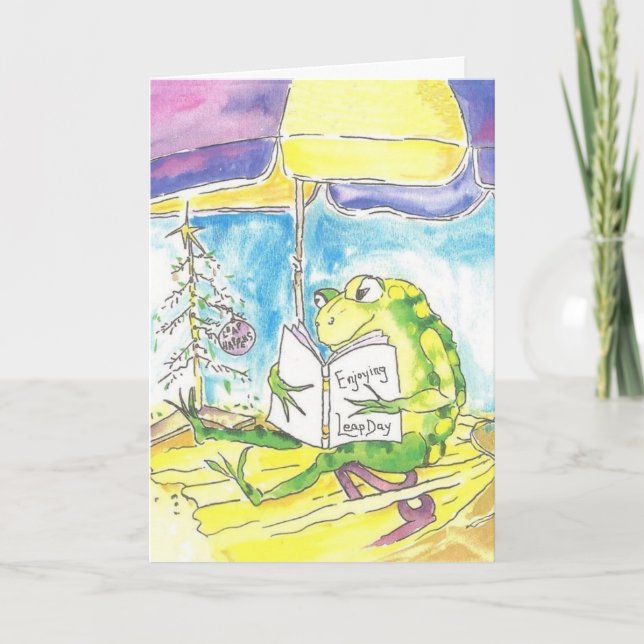 TARJETA AÑO BISIESTO FELIZ (Anverso)