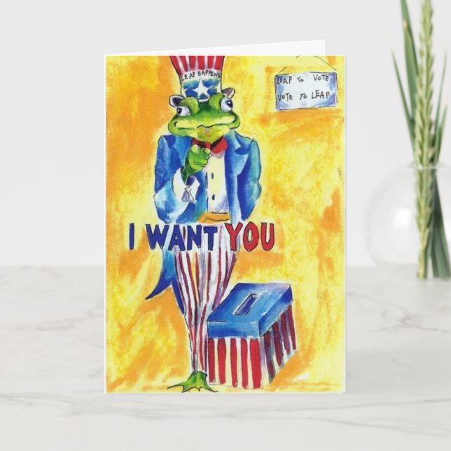 TARJETA AÑO BISIESTO FELIZ (Anverso)