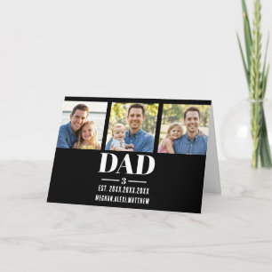 Tarjeta Año de Est. del Papá Nombre Número Fuente Negrita