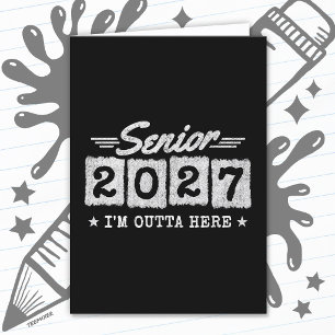Tarjeta Año de graduación Clase de 2027