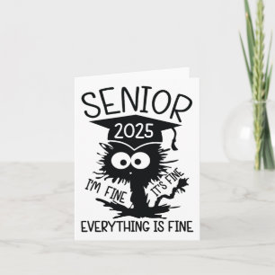 Tarjeta Año de Graduación Superior de la Escuela Secundari