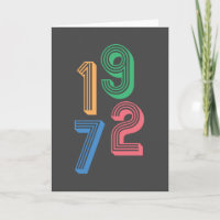 Año de nacimiento - 1972 - 50 cumpleaños