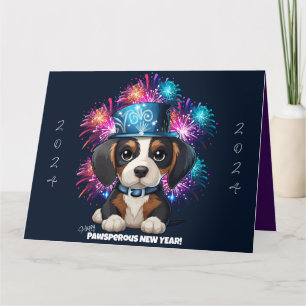 Tarjeta Año de Woofs!
