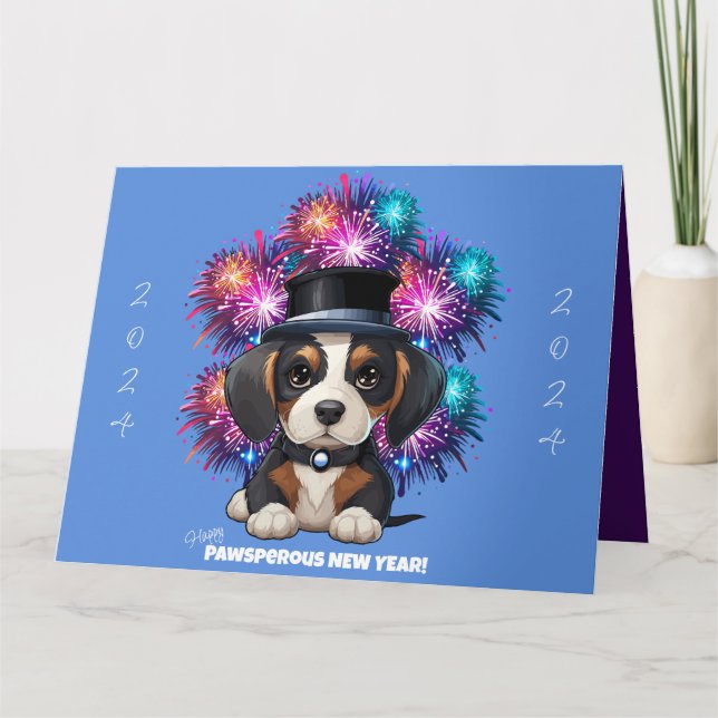 Tarjeta ¡Año de Woofs! (Anverso)